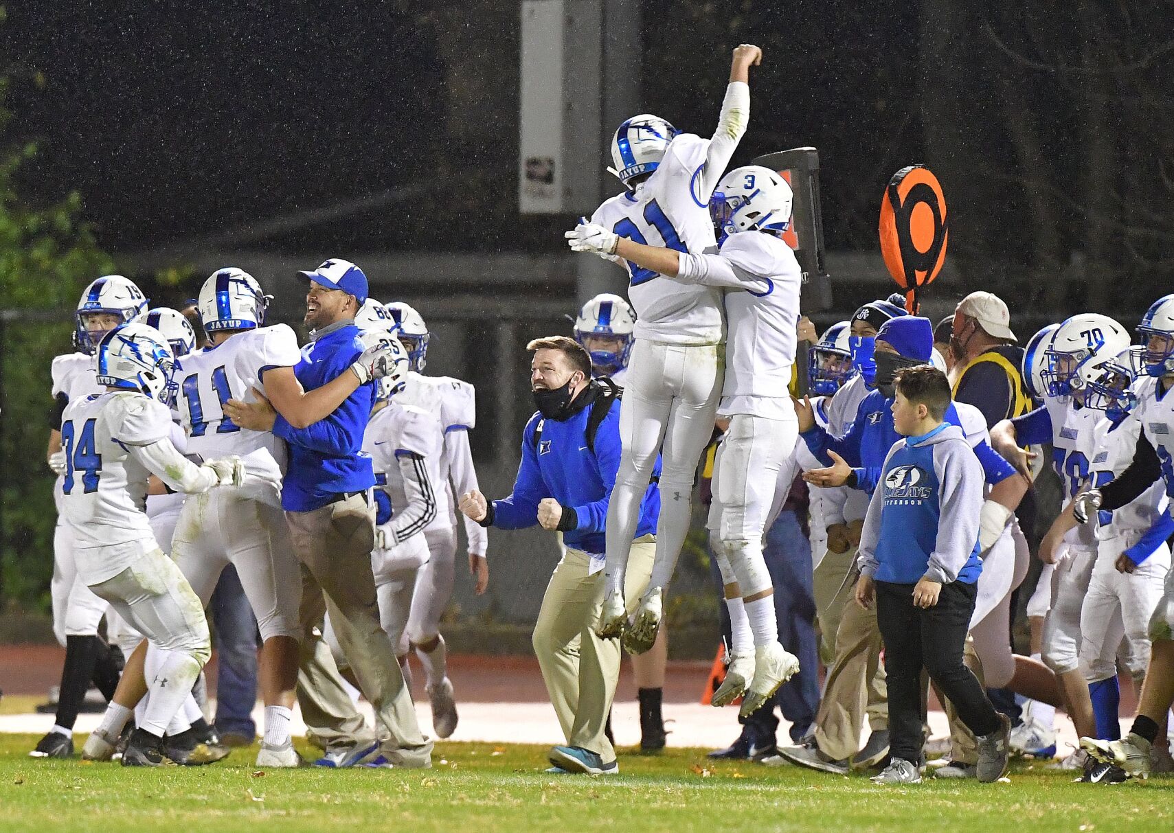 Duchesne vs Jefferson in a Class 2 state quarterfinal football game